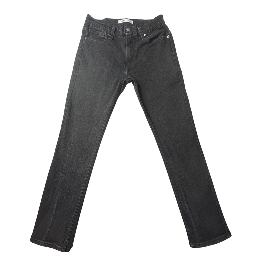 Levi's Strauss Signature Jeans Mens 30x30 (29x27) Black Slim Fit Stretch Denim